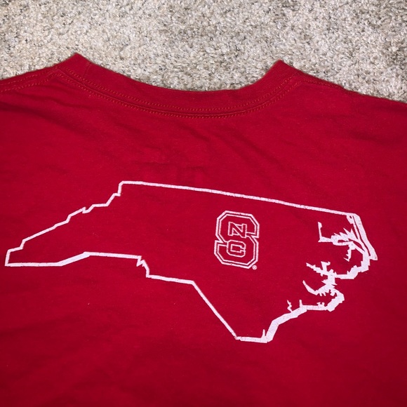 Adidas NC State Red & White Shirt size L - Picture 9 of 9